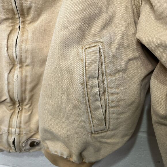 Vintage Carhartt Quilt-Lined Santa Fe Jacket “Wheat” J14 WET - Picture 8 of 11